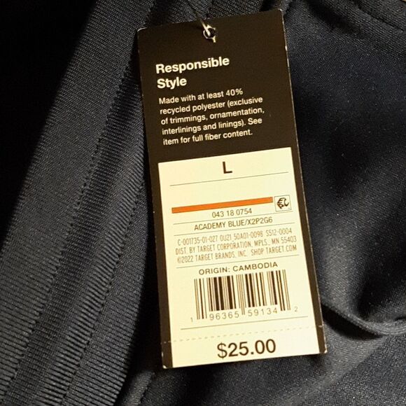 Stylish Navy Track Pants with Red Stripes - Picture 8 of 8